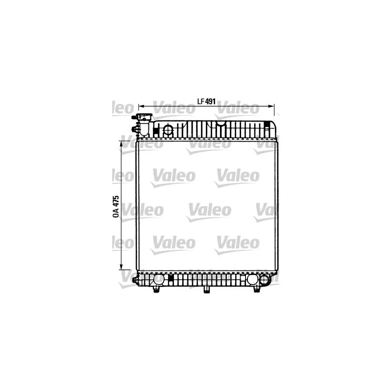 Radiateur, refroidissement du moteur VALEO 730883