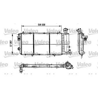 Radiateur, refroidissement du moteur VALEO 730896