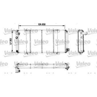 Radiateur, refroidissement du moteur VALEO 730898
