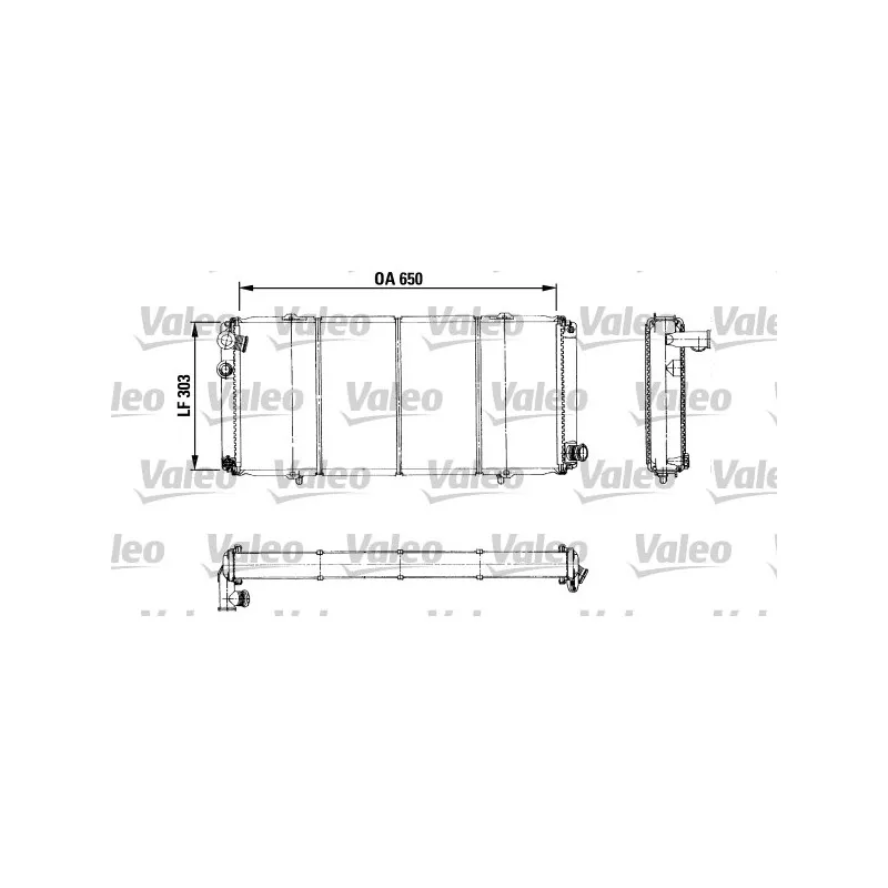 Radiateur, refroidissement du moteur VALEO 730898