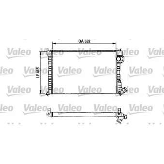 Radiateur, refroidissement du moteur VALEO 730934