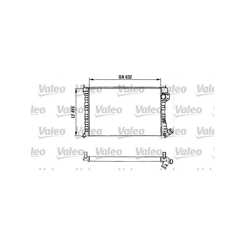 Radiateur, refroidissement du moteur VALEO 730934