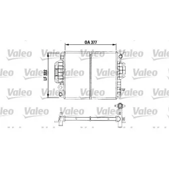 Radiateur, refroidissement du moteur VALEO 730952