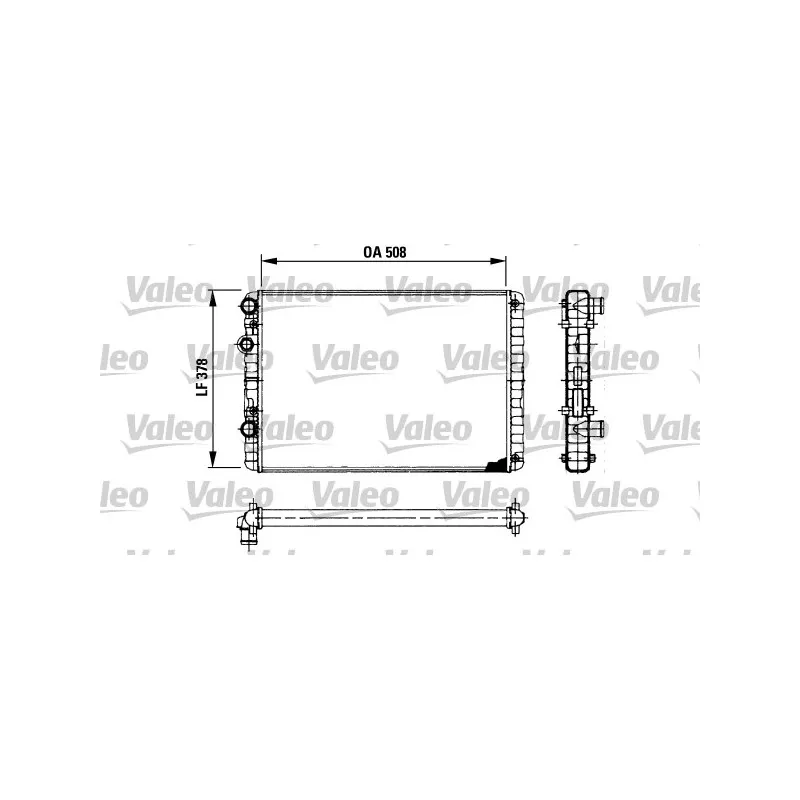 Radiateur, refroidissement du moteur VALEO 730954