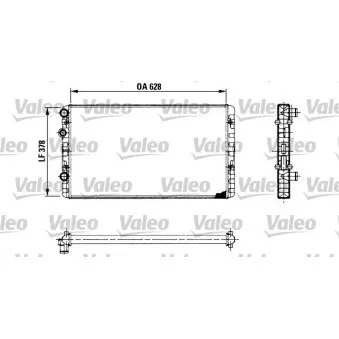 Radiateur, refroidissement du moteur VALEO 730955