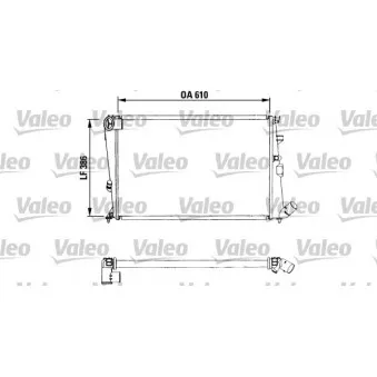 Radiateur, refroidissement du moteur VALEO 730959
