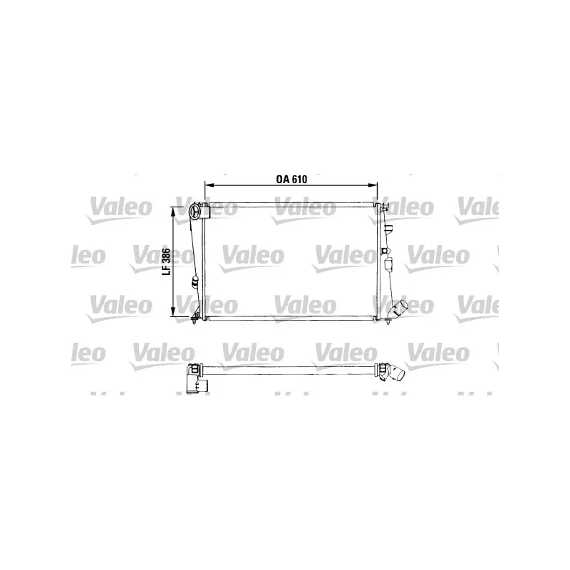 Radiateur, refroidissement du moteur VALEO 730959