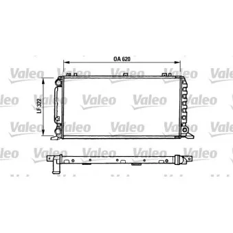 Radiateur, refroidissement du moteur VALEO 730972