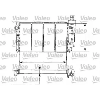 Radiateur, refroidissement du moteur VALEO 730974