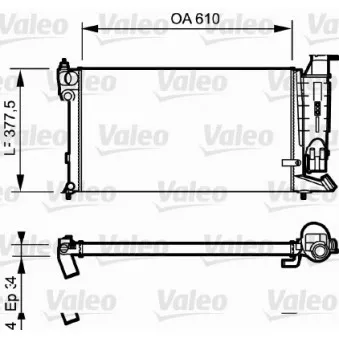 Radiateur, refroidissement du moteur VALEO