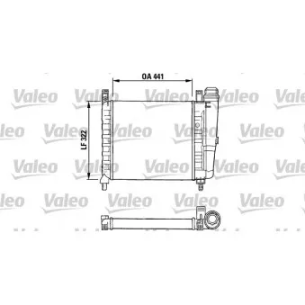 Radiateur, refroidissement du moteur VALEO 730990