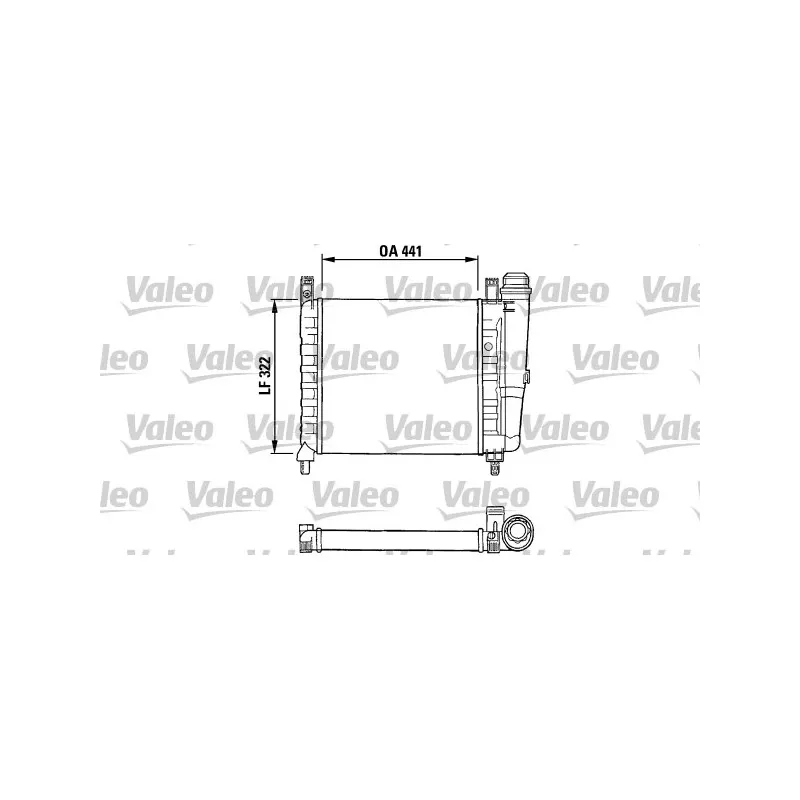 Radiateur, refroidissement du moteur VALEO 730990