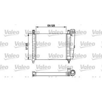 Radiateur, refroidissement du moteur VALEO 730991