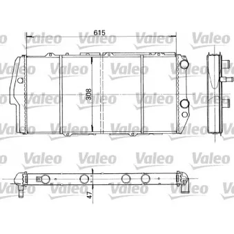 Radiateur, refroidissement du moteur VALEO 730992