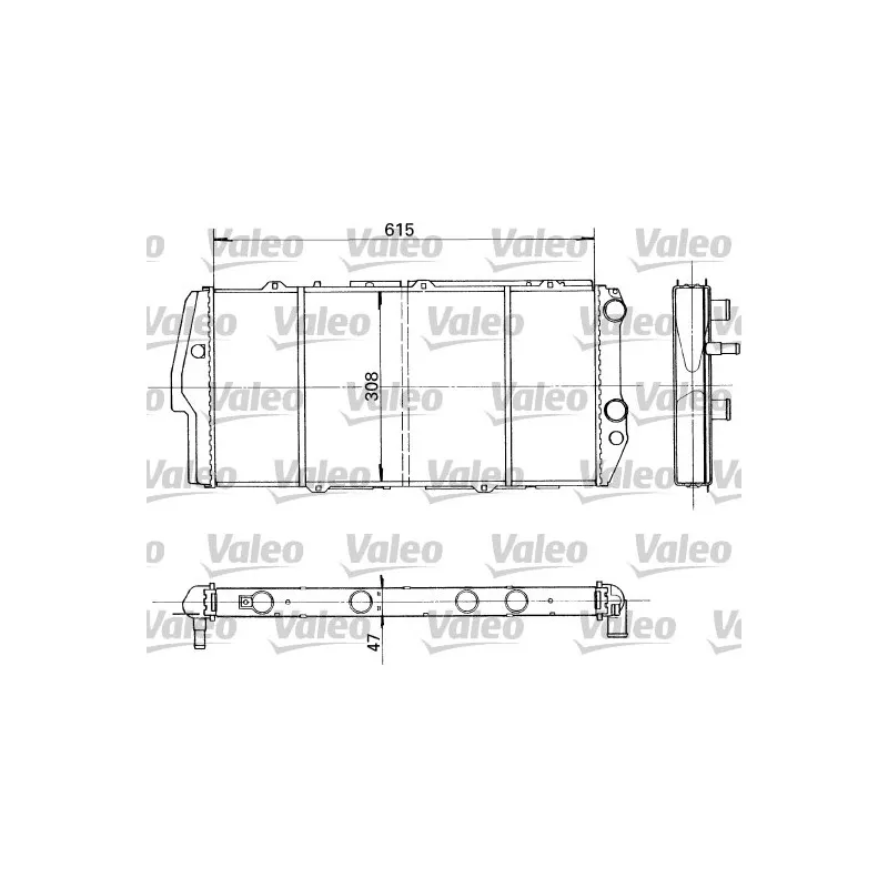 Radiateur, refroidissement du moteur VALEO 730992