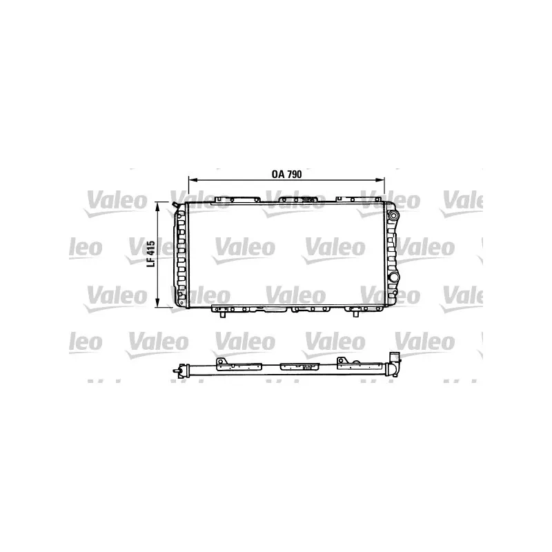 Radiateur, refroidissement du moteur VALEO 730997