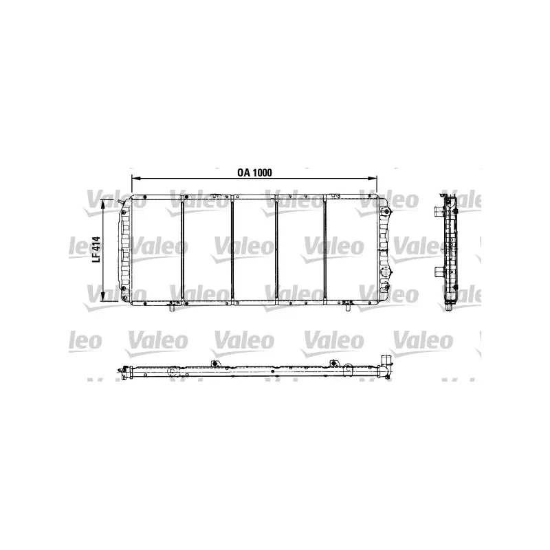 Radiateur, refroidissement du moteur VALEO 730999