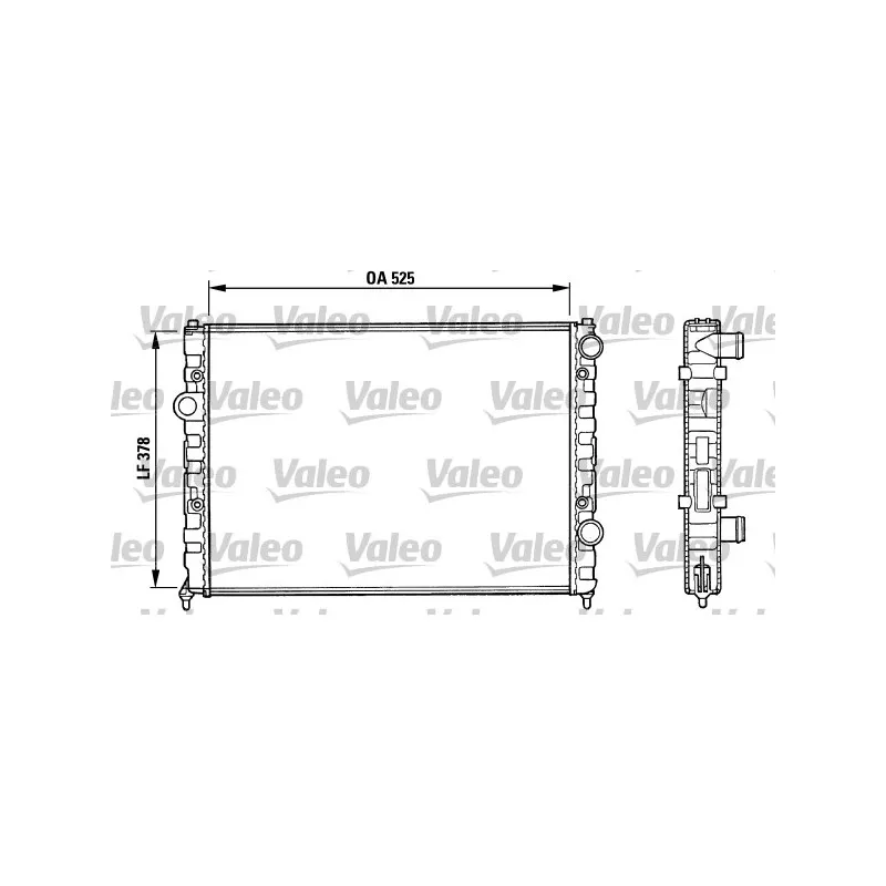 Radiateur, refroidissement du moteur VALEO 731005