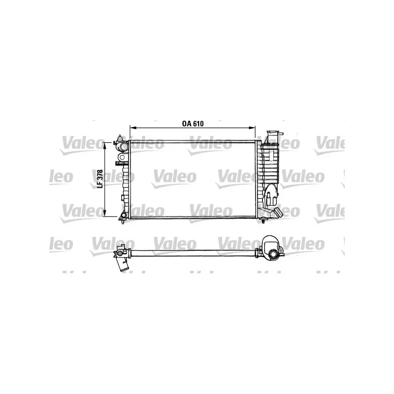 Radiateur, refroidissement du moteur VALEO 731010