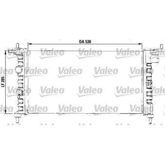 Radiateur, refroidissement du moteur VALEO 731013