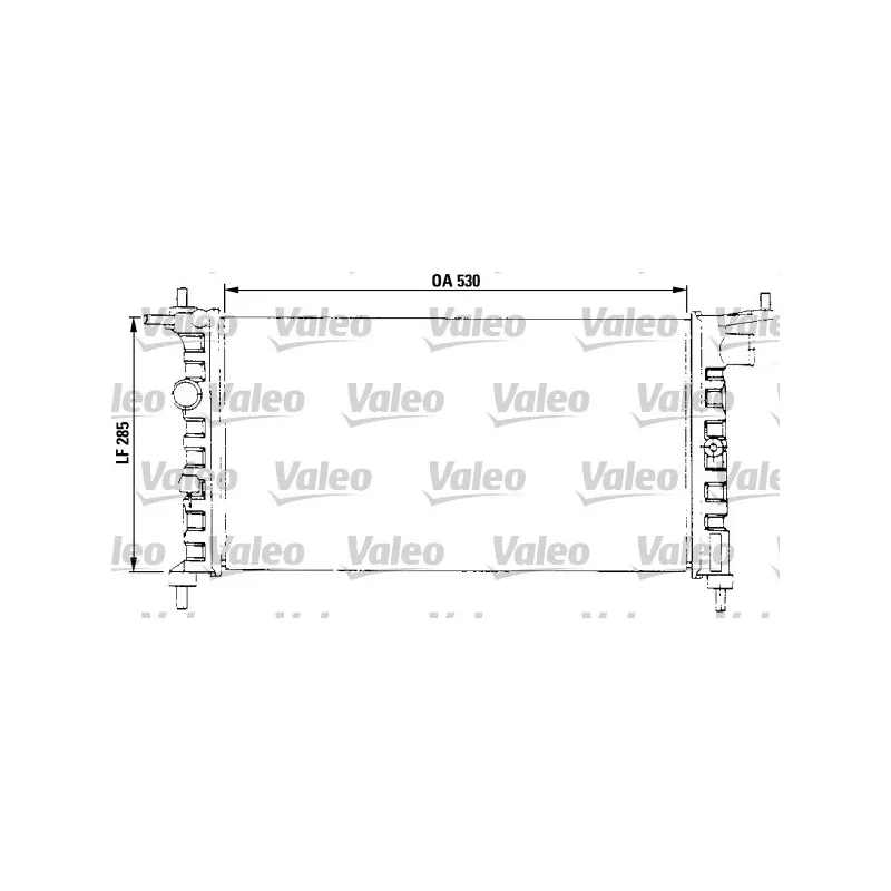 Radiateur, refroidissement du moteur VALEO 731013