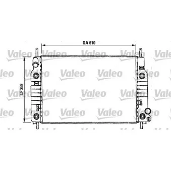 Radiateur, refroidissement du moteur VALEO 731017