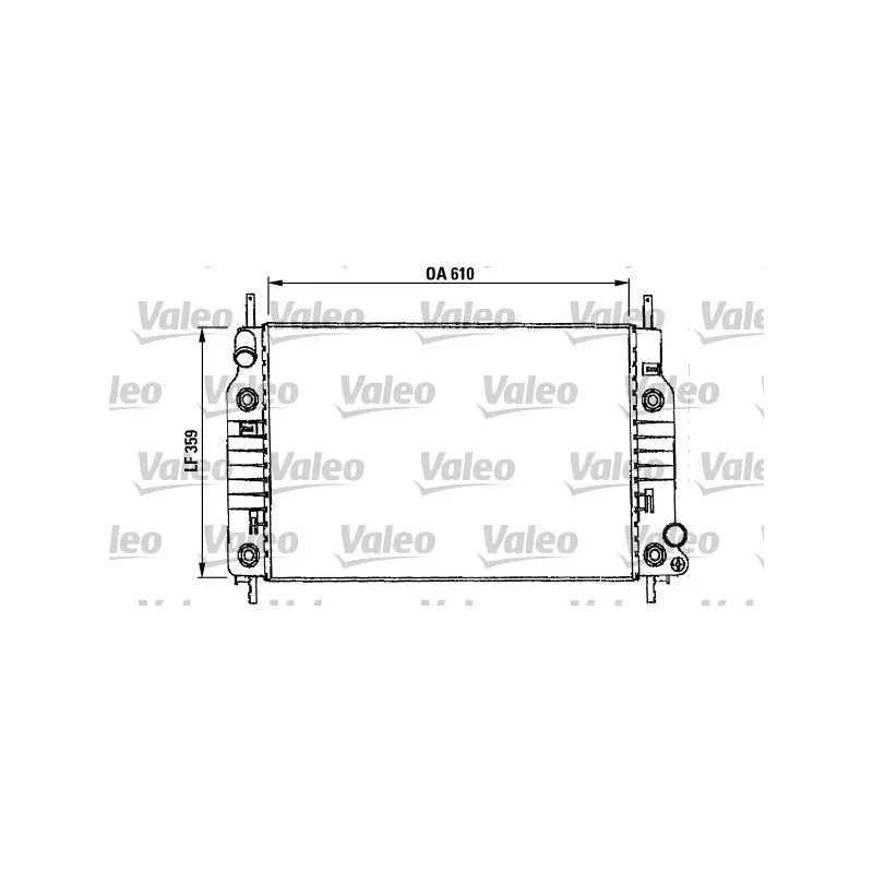 Radiateur, refroidissement du moteur VALEO 731017