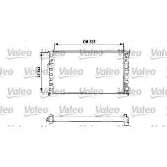Radiateur, refroidissement du moteur VALEO 731025