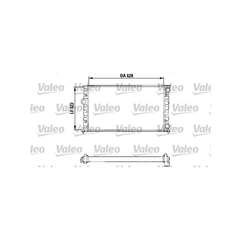 Radiateur, refroidissement du moteur VALEO 731025