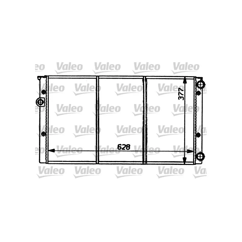 Radiateur, refroidissement du moteur VALEO 731032