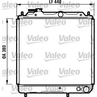 Radiateur, refroidissement du moteur VALEO 731056