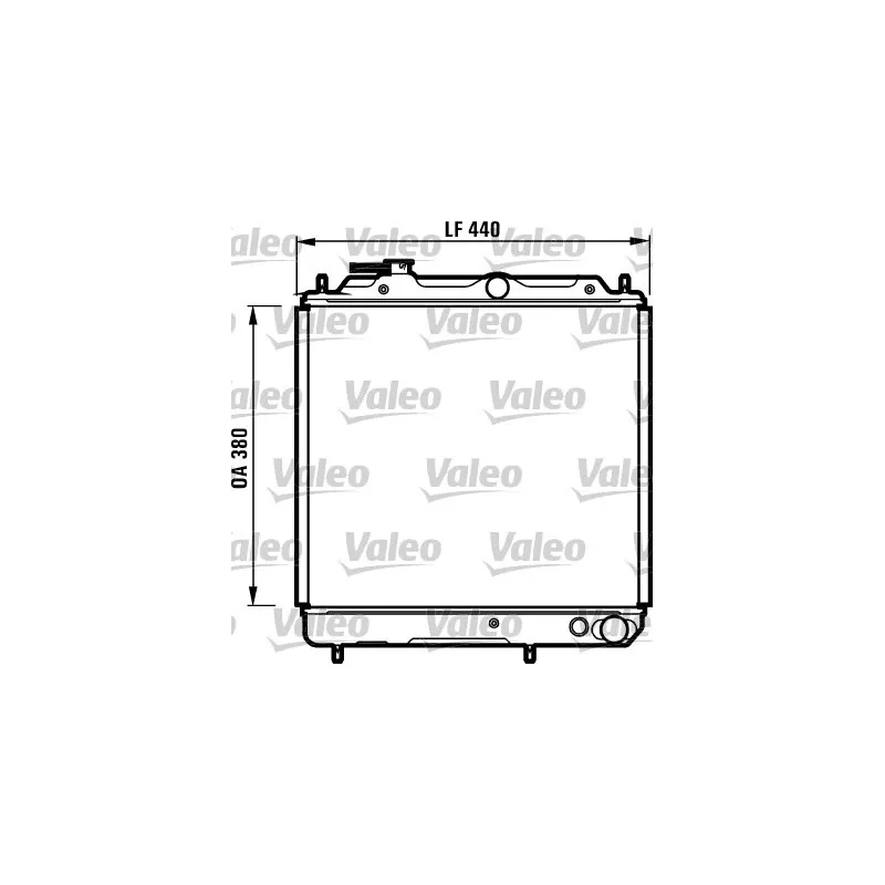 Radiateur, refroidissement du moteur VALEO 731056
