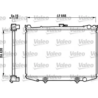 Radiateur, refroidissement du moteur VALEO 731085
