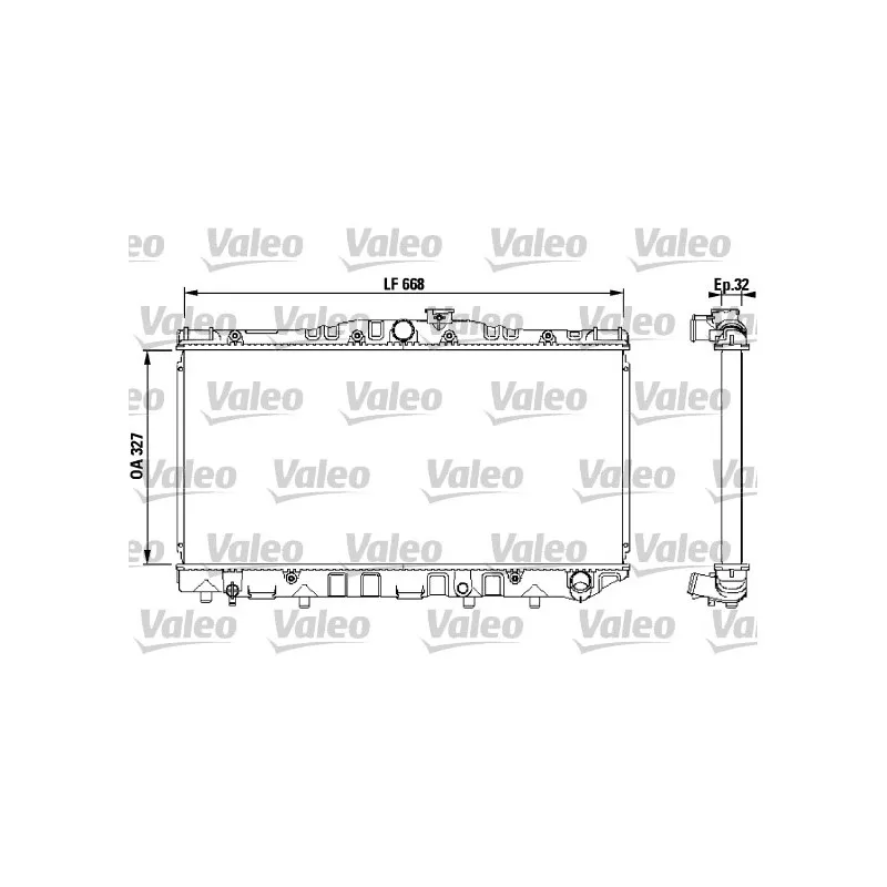 Radiateur, refroidissement du moteur VALEO 731095
