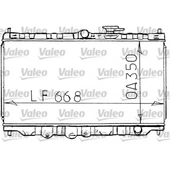 Radiateur, refroidissement du moteur VALEO 731100