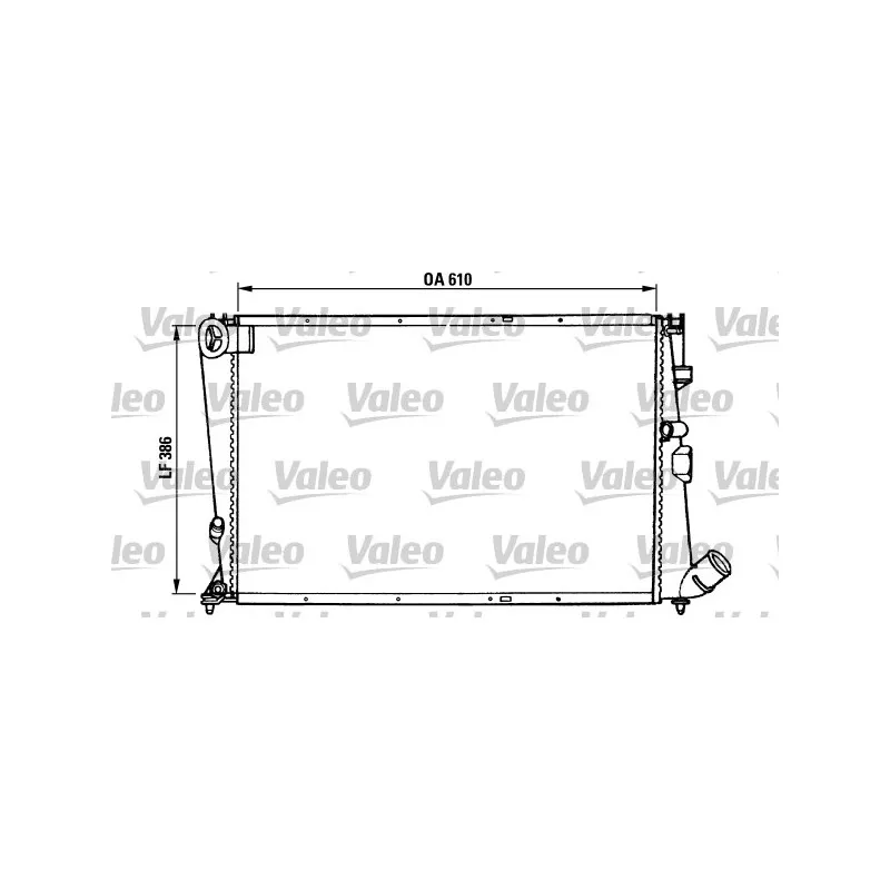 Radiateur, refroidissement du moteur VALEO 731103