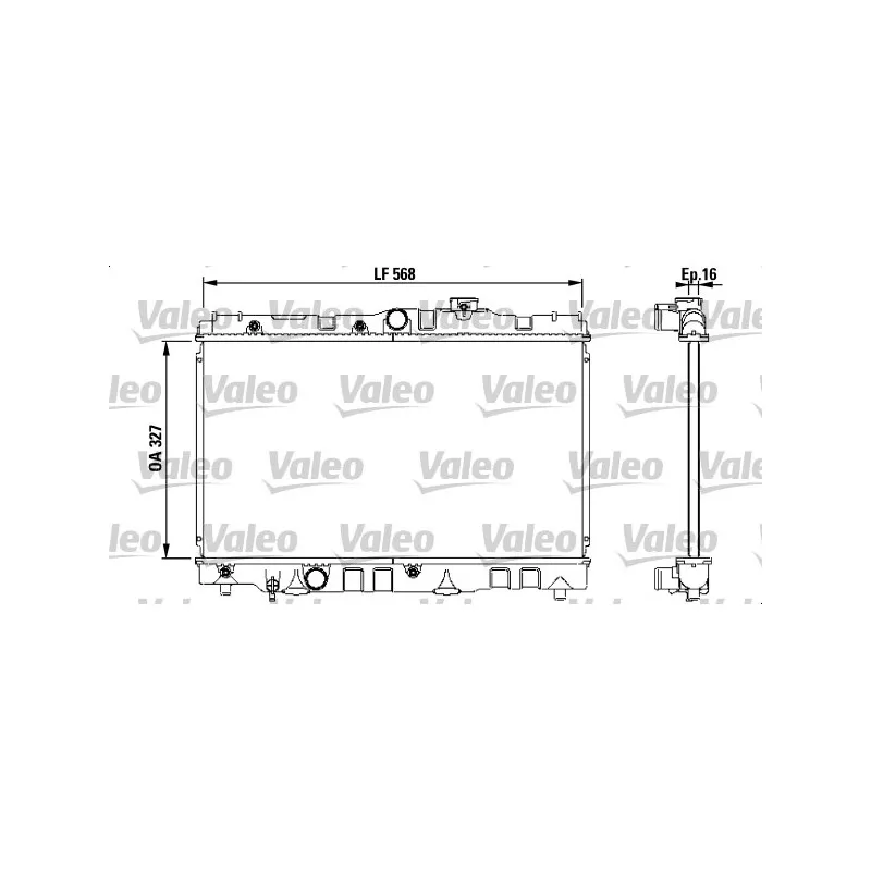 Radiateur, refroidissement du moteur VALEO 731119