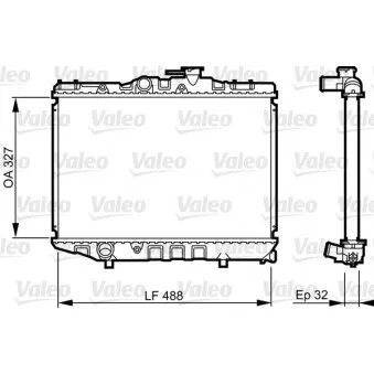 Radiateur, refroidissement du moteur VALEO 731122