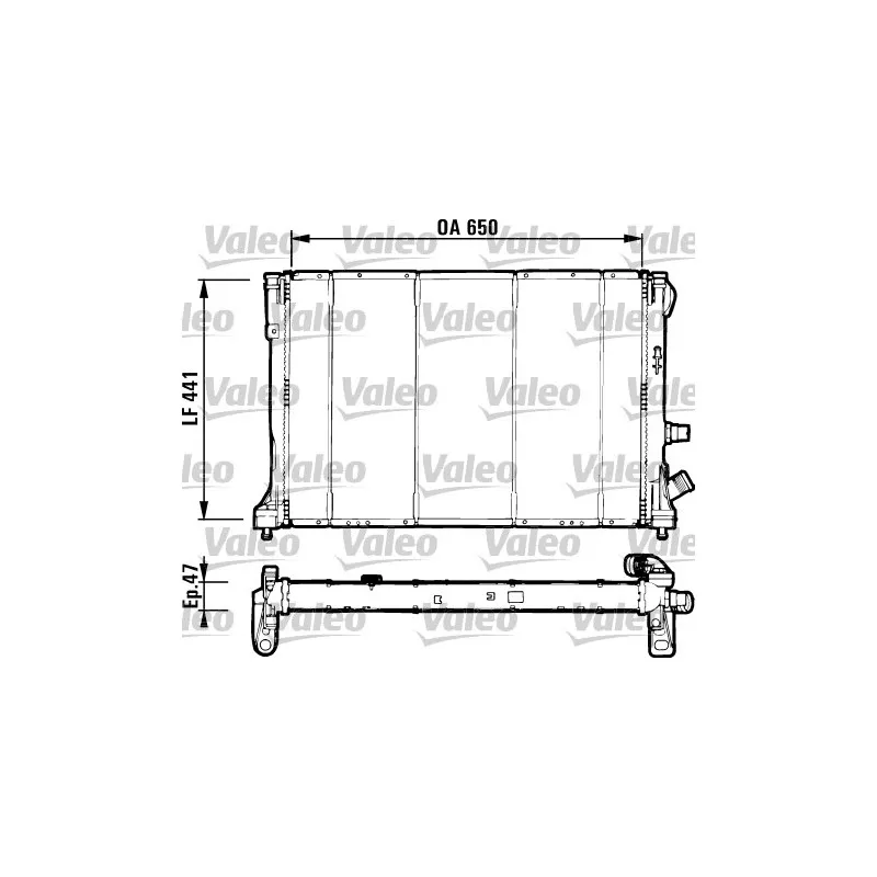 Radiateur, refroidissement du moteur VALEO 731129