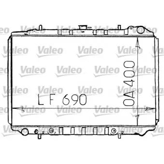Radiateur, refroidissement du moteur VALEO 731134