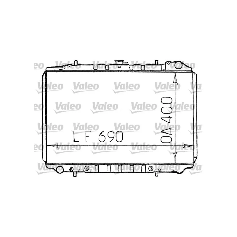 Radiateur, refroidissement du moteur VALEO 731134