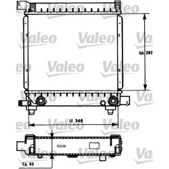 Radiateur, refroidissement du moteur VALEO