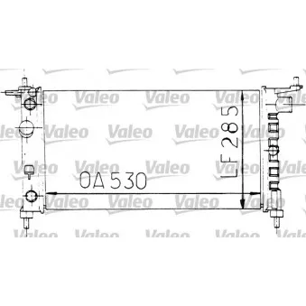 Radiateur, refroidissement du moteur VALEO 731178