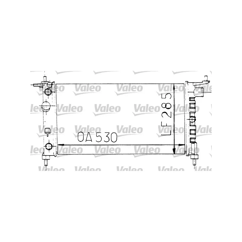 Radiateur, refroidissement du moteur VALEO 731178