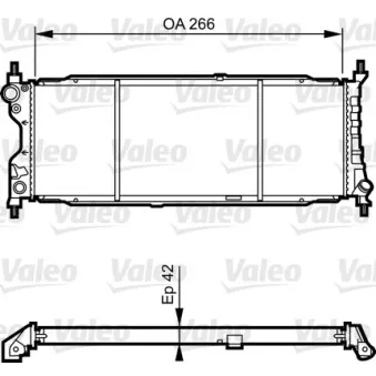 Radiateur, refroidissement du moteur VALEO 731179
