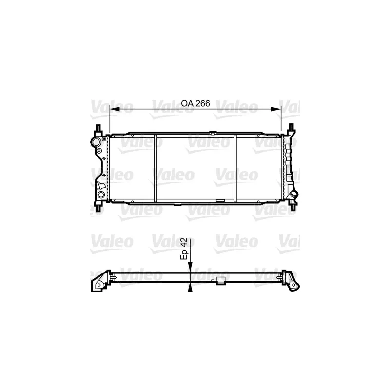 Radiateur, refroidissement du moteur VALEO 731179