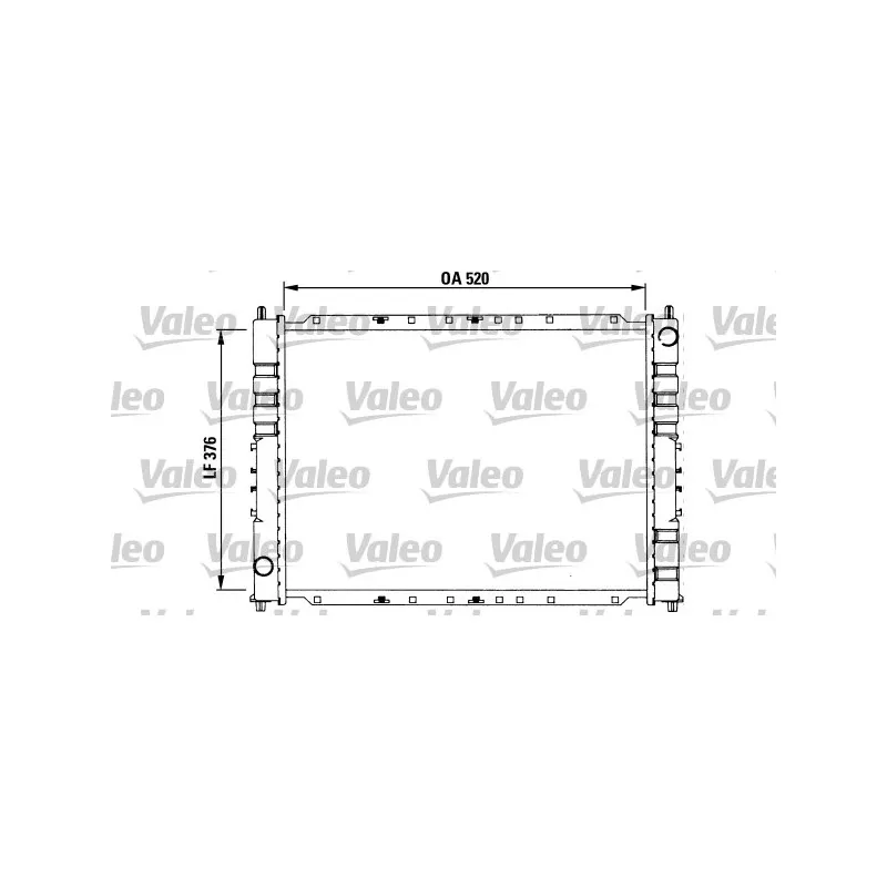 Radiateur, refroidissement du moteur VALEO 731212