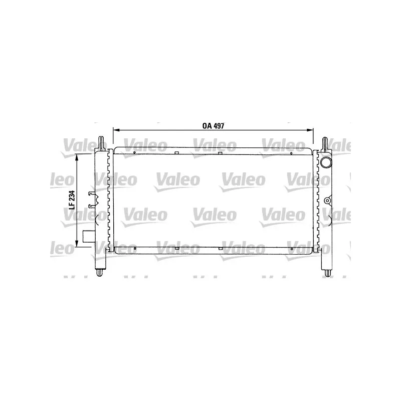 Radiateur, refroidissement du moteur VALEO 731215