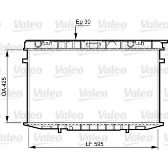 Radiateur, refroidissement du moteur VALEO 731236