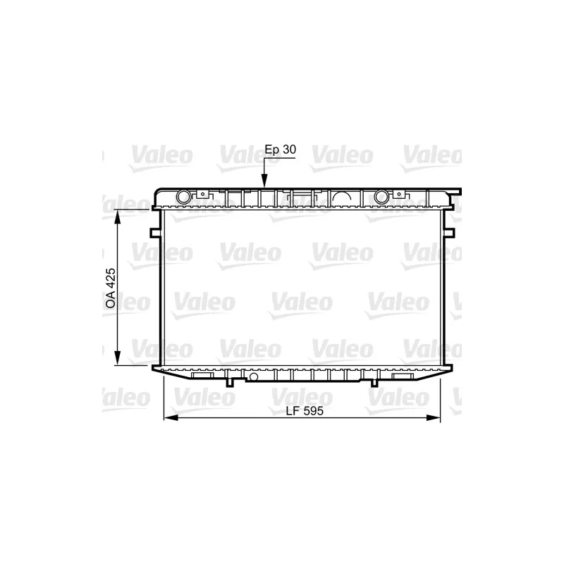 Radiateur, refroidissement du moteur VALEO 731236